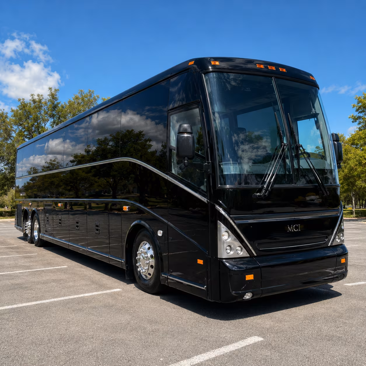 hampton bus rental service area